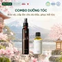 Combo giúp bảo vệ tóc khỏi tác động từ nhiệt và hóa chất, hỗ trợ duy trì độ ẩm cho tóc và da đầu, và dưỡng tóc bóng mượt