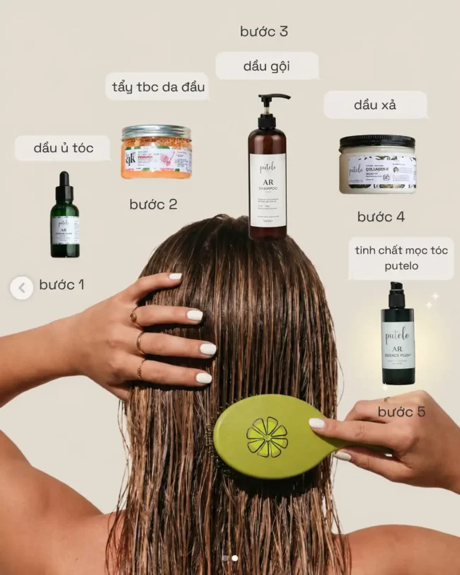 chăm sóc da đầu và tóc rụng