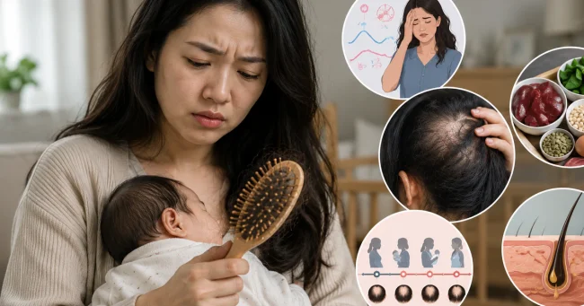 nguyên nhân rụng tóc có thể phục hồi